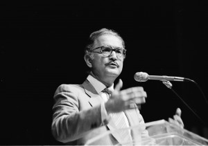 Carlos Fuentes, Miami Bookfair International, 1987