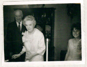 Alene and Jay Puterbaugh at their wedding in 1961.